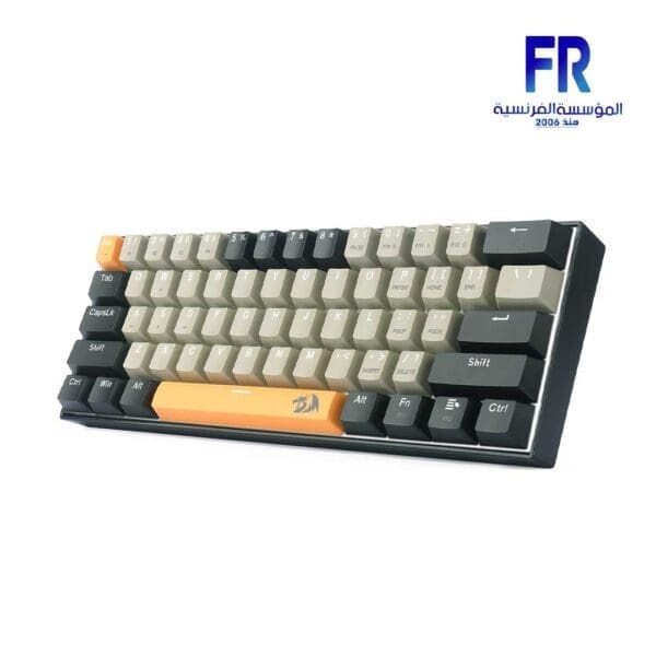 Redragon Lakshmi K606-OG GY BK Blue Switch Wired Mechanical Gaming Keyboard