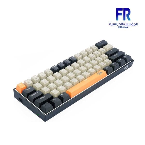 Redragon Lakshmi K606-OG GY BK Blue Switch Wired Mechanical Gaming Keyboard