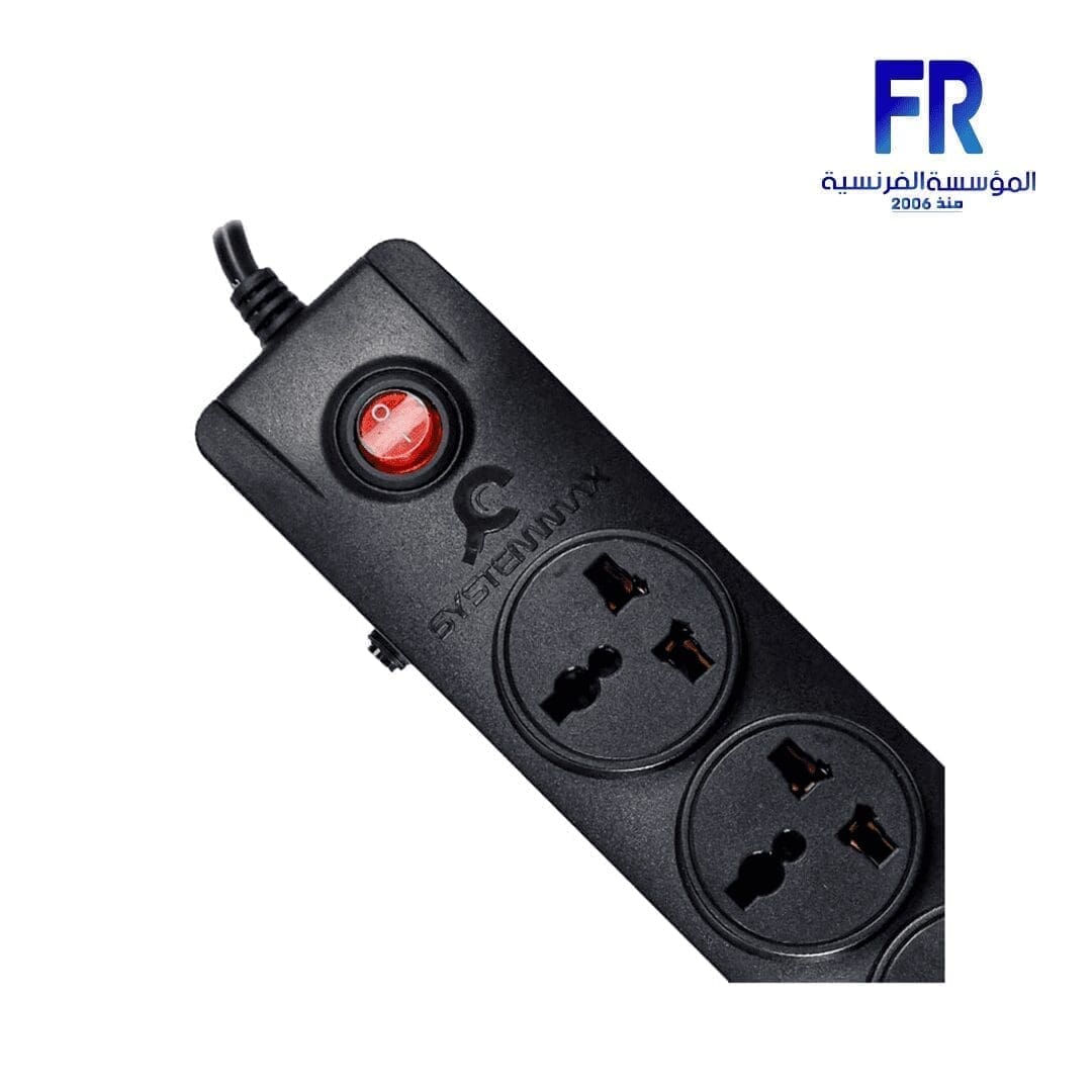 Systemmax Smpu 4P3U 4 Port 3 Usb 2M Electric Power
