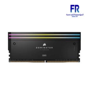 Corsair Dominator Titanium RGB 96Gb (2 X 48Gb) DDR5 6600Mhz Black Desktop Memory
