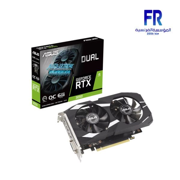 ASUS Dual RTX 3050 OC 6Gb GDDR6 Graphic Card