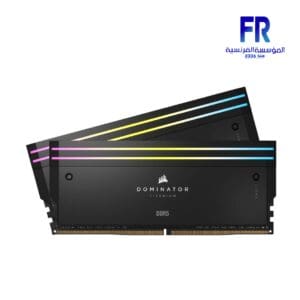 Corsair Dominator Titanium RGB 96Gb (2 X 48Gb) DDR5 6600Mhz Black Desktop Memory