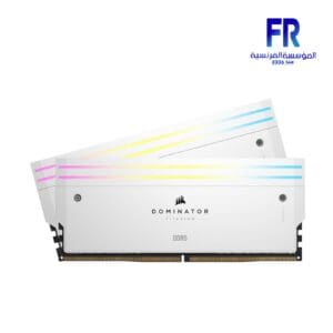 Corsair Dominator Titanium RGB 96Gb (2 X 48Gb) DDR5 6600Mhz White Desktop Memory