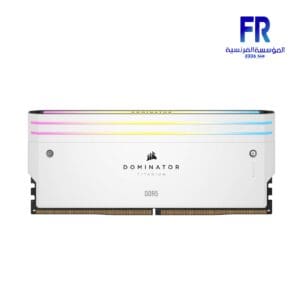 Corsair Dominator Titanium RGB 96Gb (2 X 48Gb) DDR5 6600Mhz White Desktop Memory