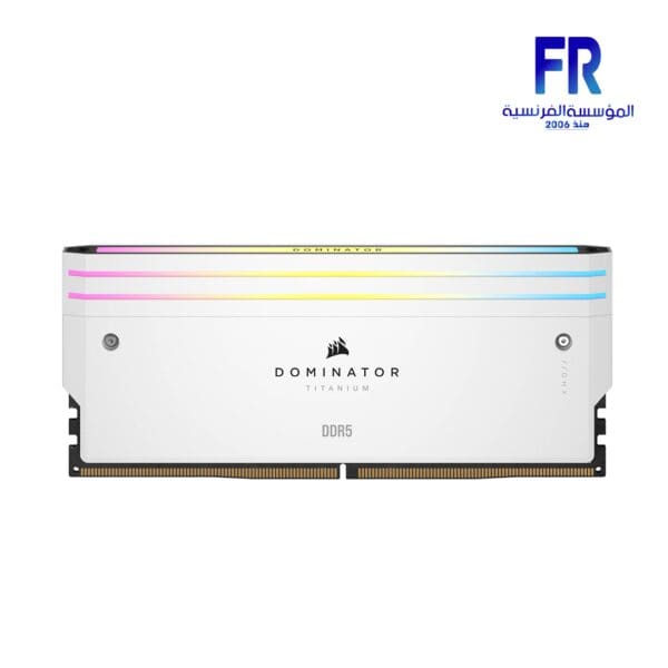 Corsair Dominator Titanium RGB 96Gb (2 X 48Gb) DDR5 6600Mhz White Desktop Memory