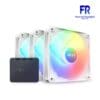 Nzxt F120RGB Core 120MM White 3 Fans With Controller Fan