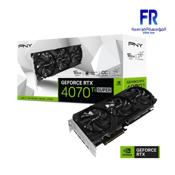 PNY RTX 4070 Ti Super Verto OC 16Gb GDDR6X Graphic Card