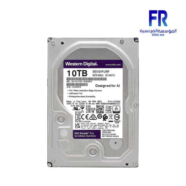 Wd Purple Pro 10Tb Internal Desktop Hard Drive