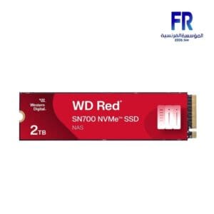 Wd Red Sn700 2Tb M2 Nvme Internal Solid State Drive SSD