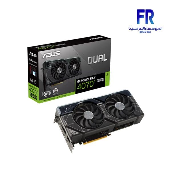 Asus Dual RTX 4070Ti Super OC Edition 16Gb GDDR6X 256Bit Graphic Card