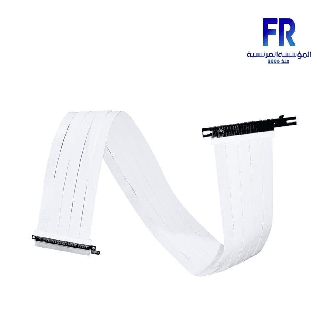 Lian Li Premium PCI-E 4.0 900mm White Riser Cable