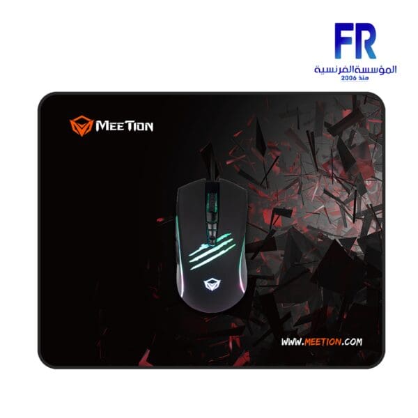 Meetion C011 (2 IN 1) Mouse And Mouse Pad Gaming Combo Kits