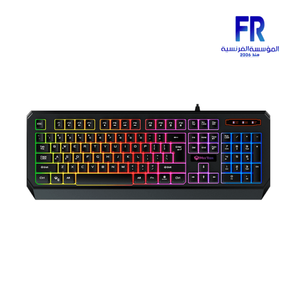 Meetion K9320 Rainbow Backlit Arabic Wired Gaming Keyboard