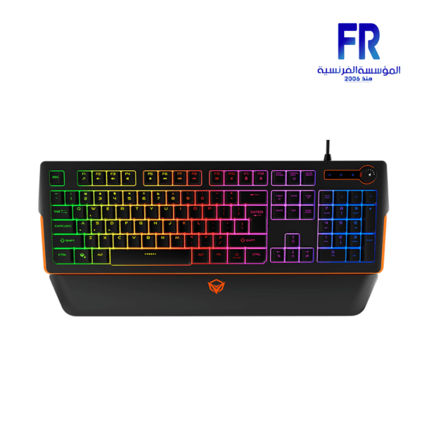 Meetion K9520 RGB Magnetic Wrist Rest Arabic Wired Gaming Keyboard