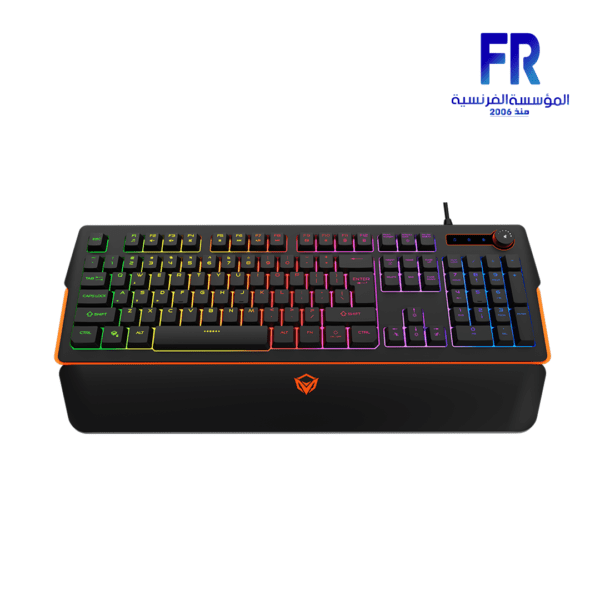 Meetion K9520 RGB Magnetic Wrist Rest Arabic Wired Gaming Keyboard