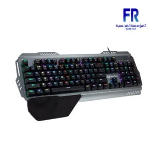 Meetion MK20 Anti ghosting Metal Blue switch Arabic Grey Wired Mechanical Keyboard