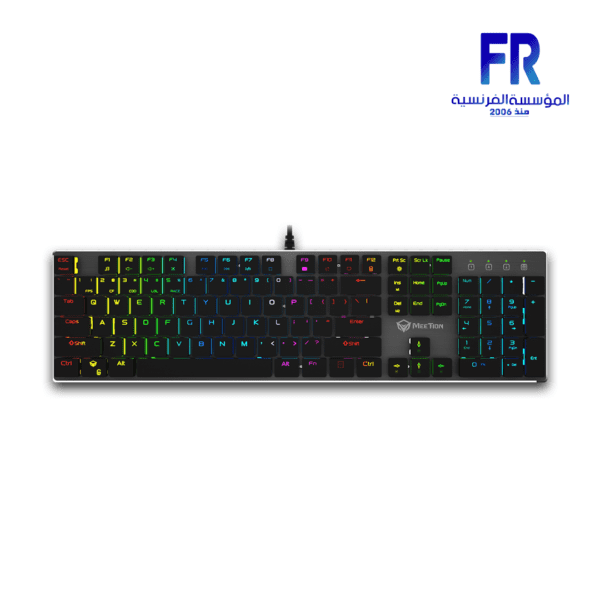 Meetion MK80 Ultrathin Blue switch Arabic Wired Mechanical Keyboard