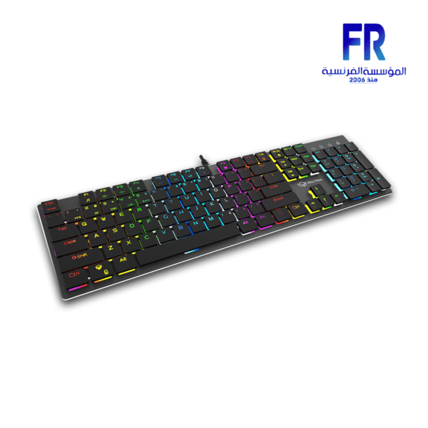 Meetion MK80 Ultrathin Blue switch Arabic Wired Mechanical Keyboard