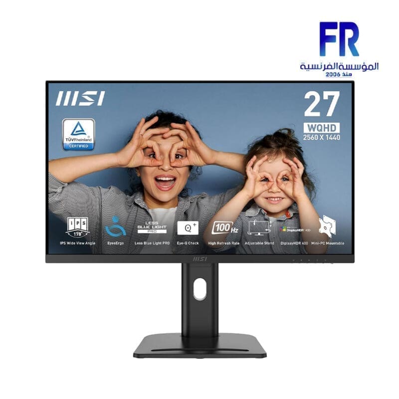 MSI PRO MP273QP E2 27 Inch 100Hz 1Ms QHD IPS Monitor
