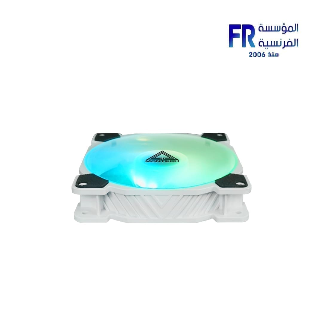 Montech Z3 Pro ARGB Pwm 3 Fans With Control laying on a table