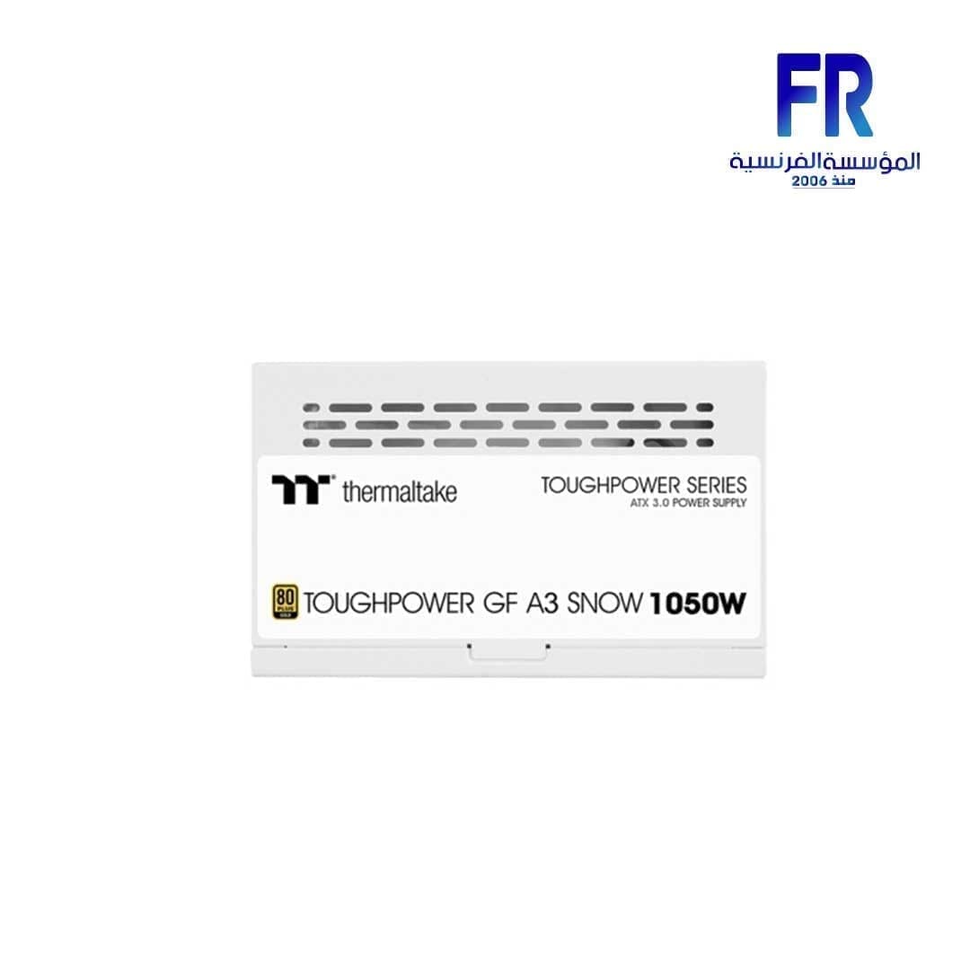 Thermaltake Toughpower Gf A3 SNOW 1050W 80 Plus Gold ATX 3.0 Pcie 5.0 Fully Modular Power Supply