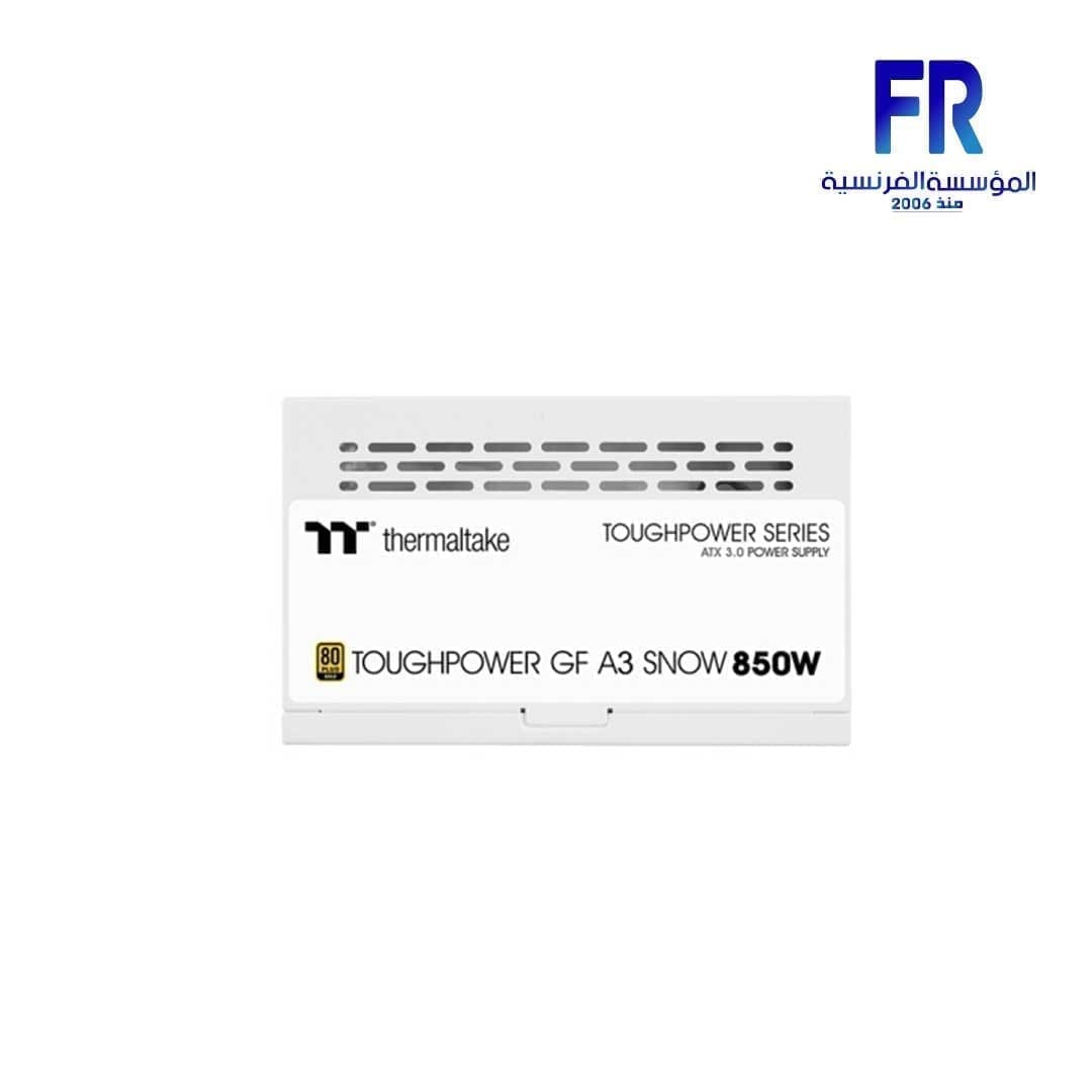 Thermaltake Toughpower Gf A3 SNOW 850W 80 Plus Gold ATX 3.0 Pcie 5.0 Fully Modular Power Supply