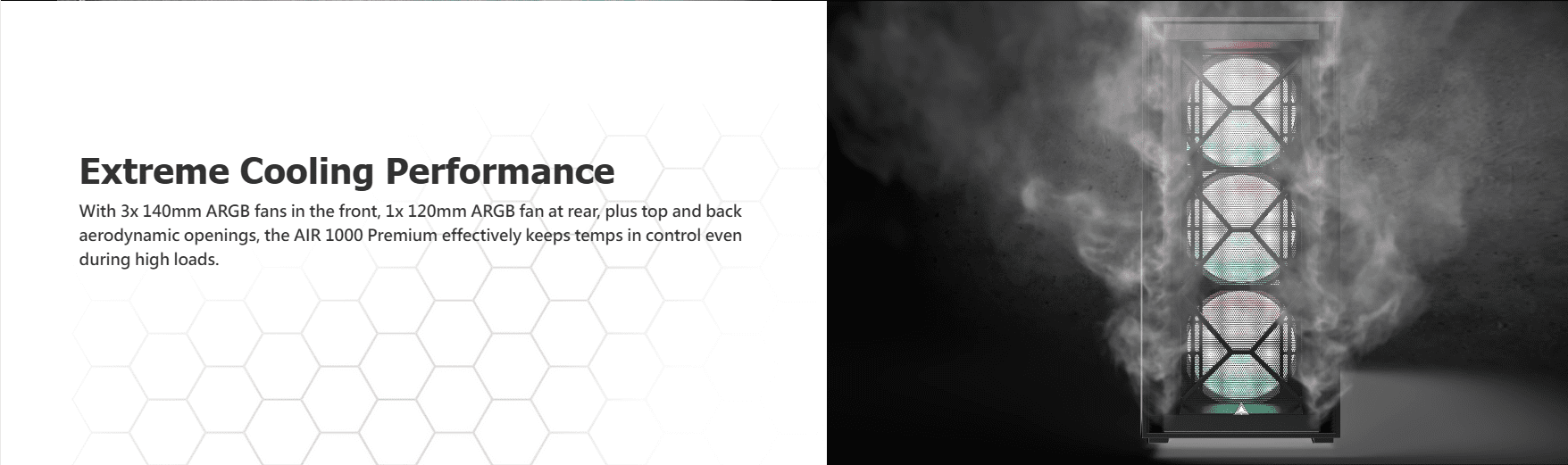 Montech Air 1000 Premium White Mid Tower Case