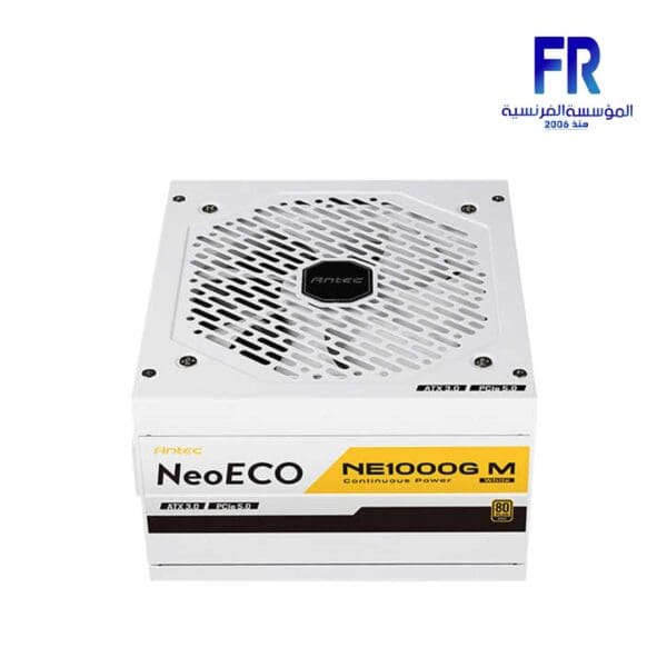 Antec NeoECO NE1000 1000W 80 Plus Gold Atx3.0 Fully Modular White Power Supply