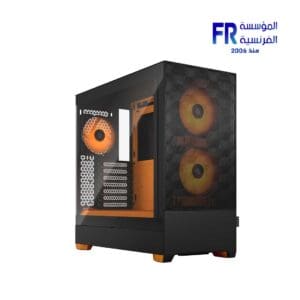 Fractal Design Pop Air RGB TG Clear Tint Orange Mid Tower Case