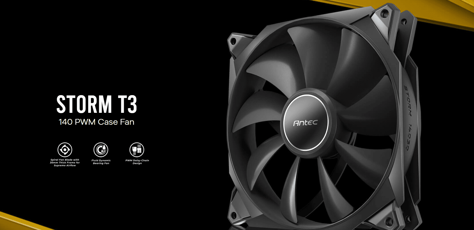 Antec Storm T3 140MM 3 Fans