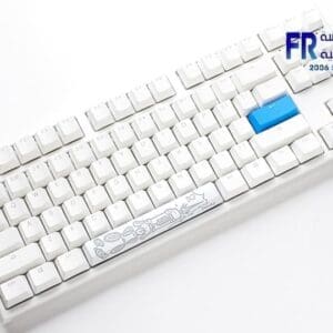 Ducky One 2 TKL White Red switch Arabic Wired Mechanical Gaming Keyboard