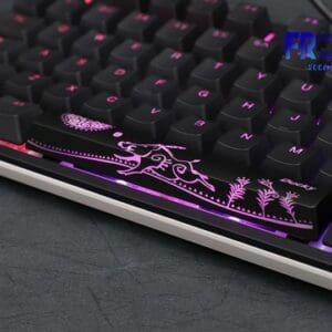 Ducky One 2 TKL Silent red switch Arabic Wired Mechanical Gaming Keyboard