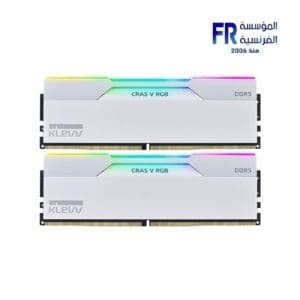 KLEVV CRAS V RGB 32GB ( 2x16GB ) DDR5 6000MHZ CL30 White Desktop Memory