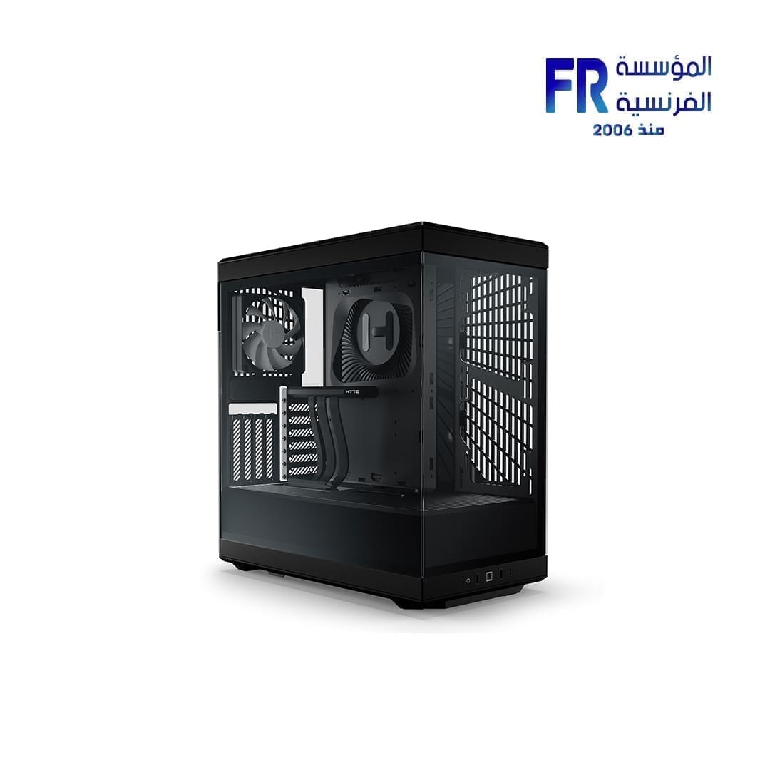 HYTE Y40 Modern Aesthetic 2 Fans Included Luxury PCIE 4.0 Riser Cable Black Mid Tower Case