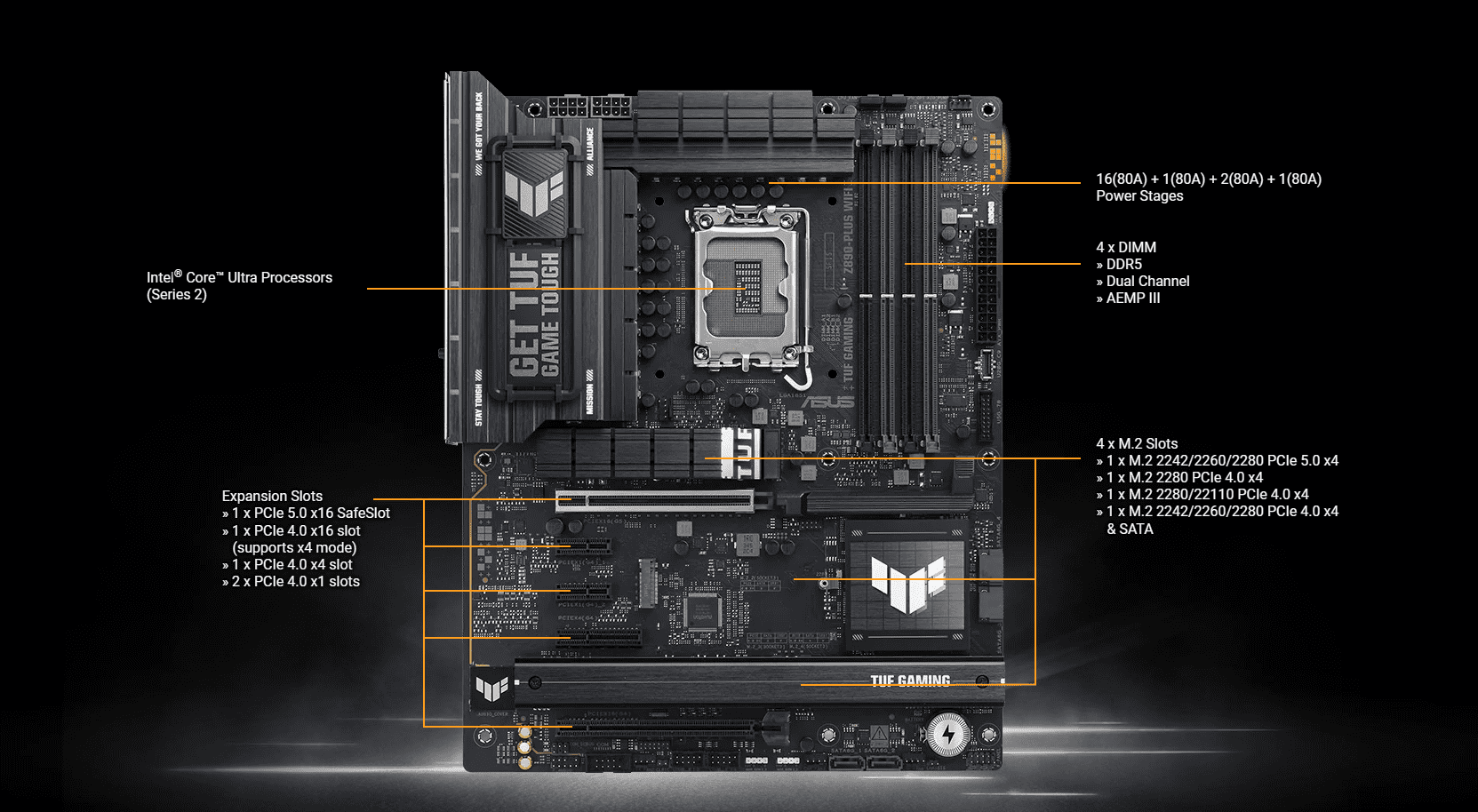 Asus Tuf Gaming Z890-PLUS WIFI Motherboard
