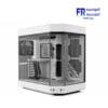 HYTE Y60 Modern Aesthetic 3 FE12 Fans Included PCIE 4.0 Riser Cable White Mid Tower Case