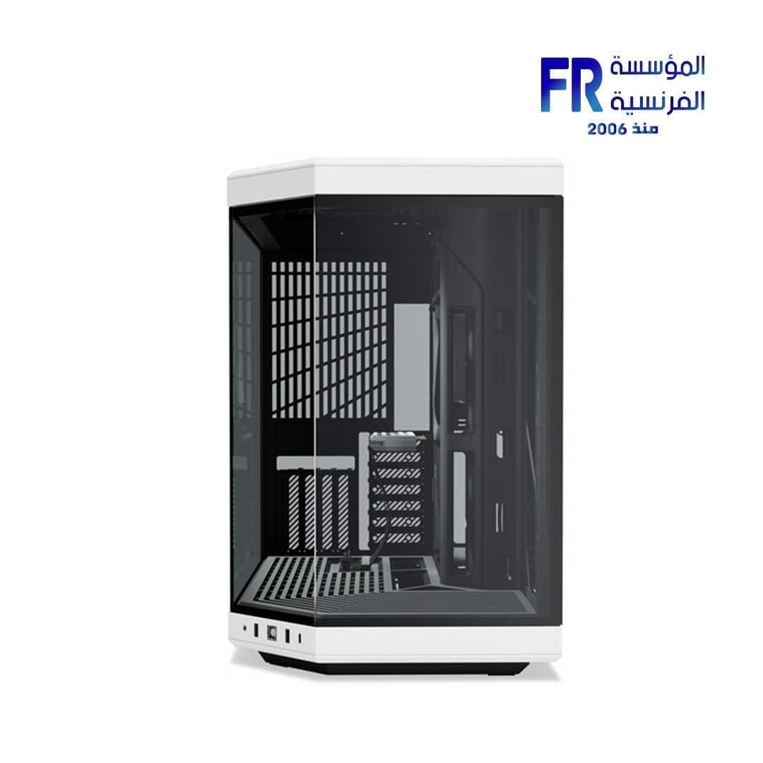 HYTE Y70 Modern Aesthetic Included Luxury PCIE 4.0 Riser Cable Black White Mid Tower Case