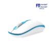 Meetion R547 Wireless White Blue Mouse