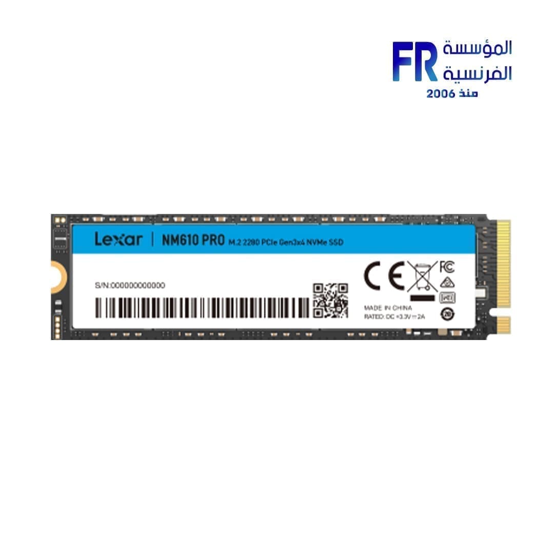 Lexar Nm610 Pro 1Tb M2 Nvme Internal Solid State Drive SSD