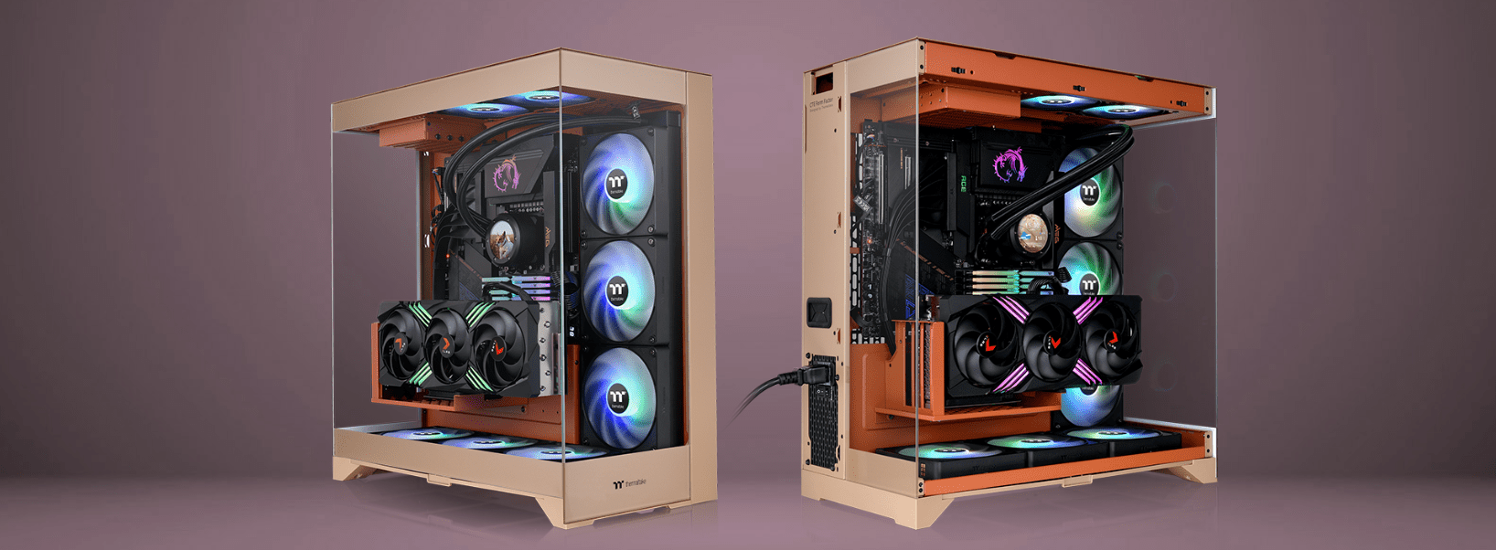 Thermaltake Cte E550 Tempered Glass TG Gravel Sand Mid Tower Case