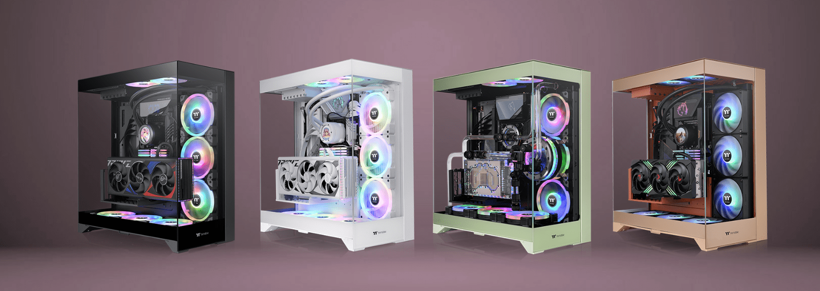 Thermaltake Cte E550 Tempered Glass TG Gravel Sand Mid Tower Case