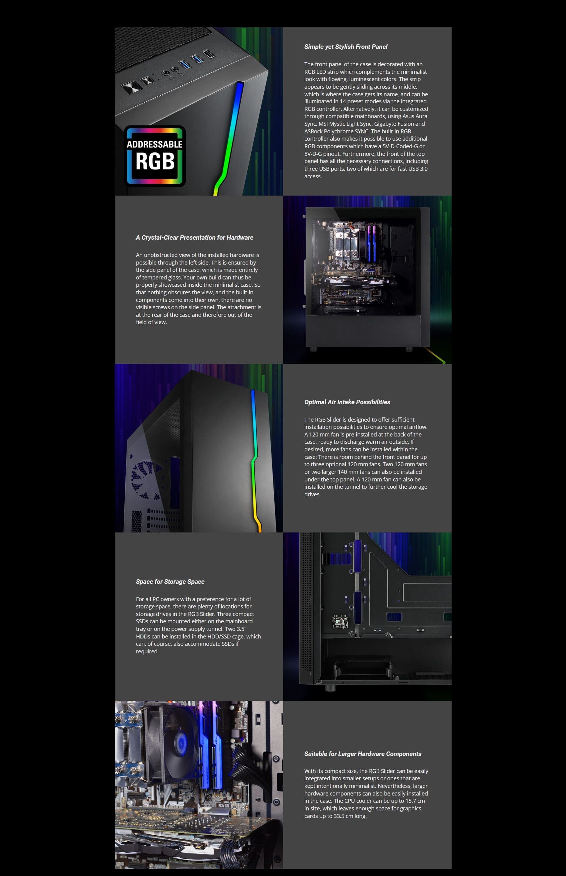 Sharkoon TG4M RGB Mid Tower Case