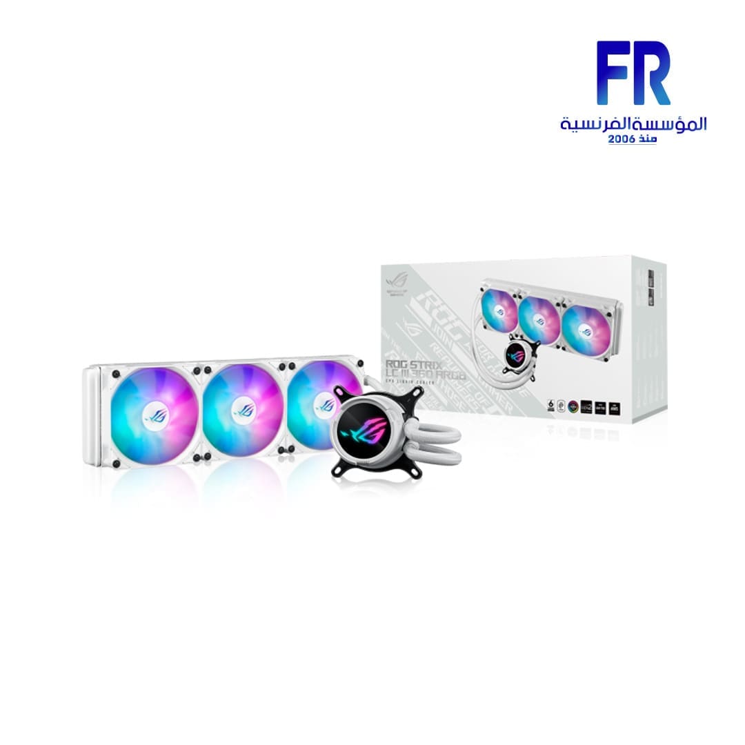 Asus Rog Strix LC III 360 Argb Lcd White Aio Liquid Cpu Cooler