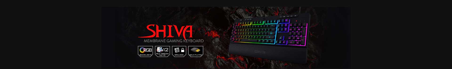 Redragon Shiva K512 RGB Wired Gaming Keyboard