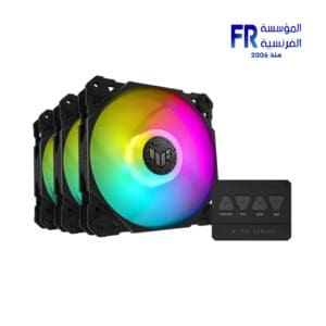 Asus Tuf Gaming Tf120 White 3 Fans With Controller Fan