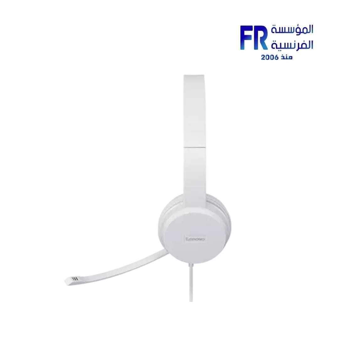 Lenovo 110 Stereo Cloud Grey Wired Headset