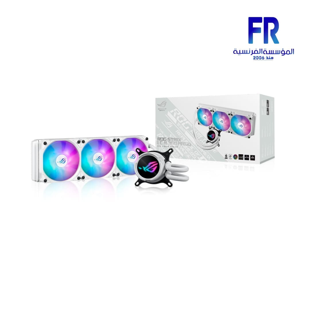 Asus Rog Strix LC III 360 Argb White Aio Liquid Cpu Cooler