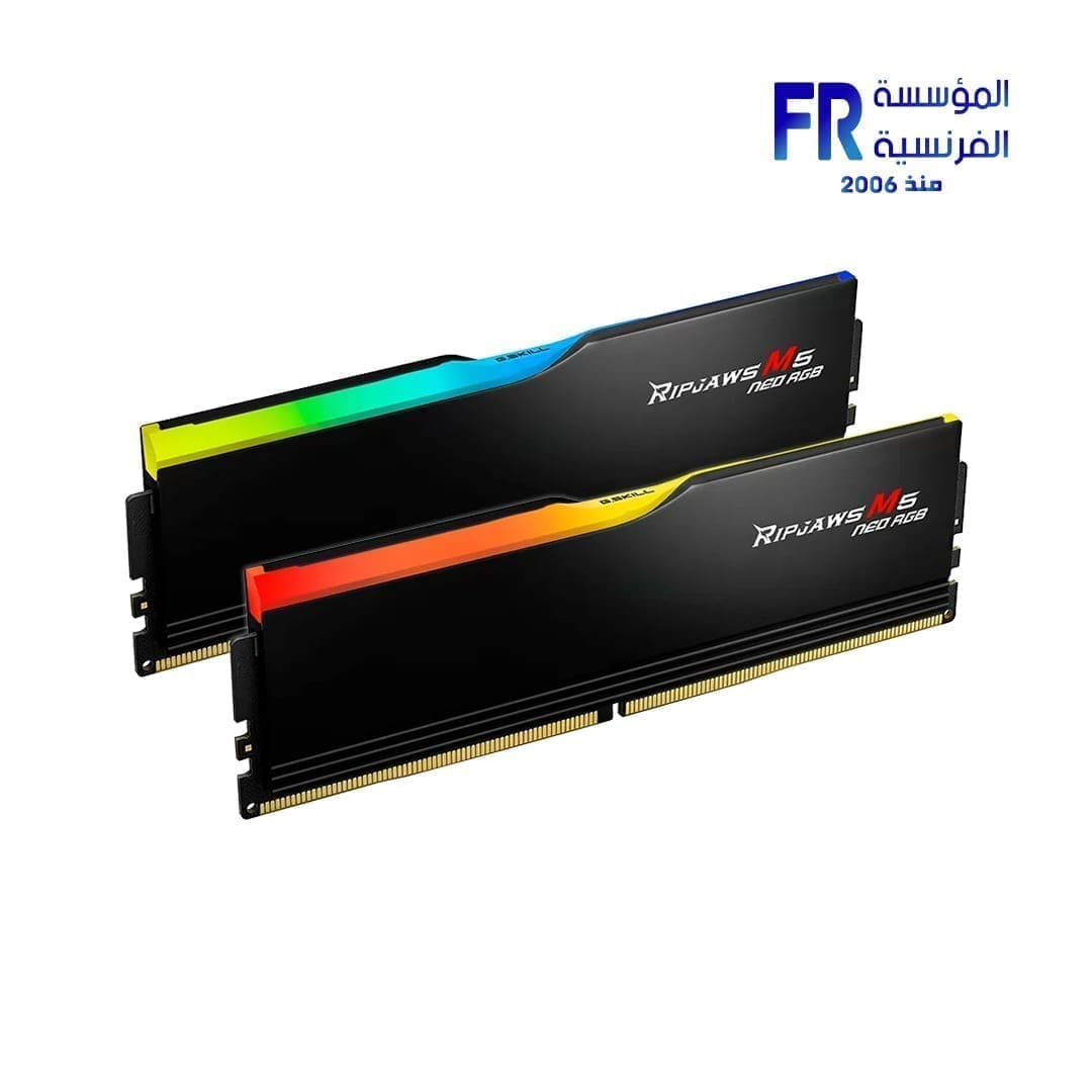 G Skill Ripjaws M5 Neo RGB 64Gb ( 2X32Gb ) DDR5 6000Mhz CL36 Desktop Memory