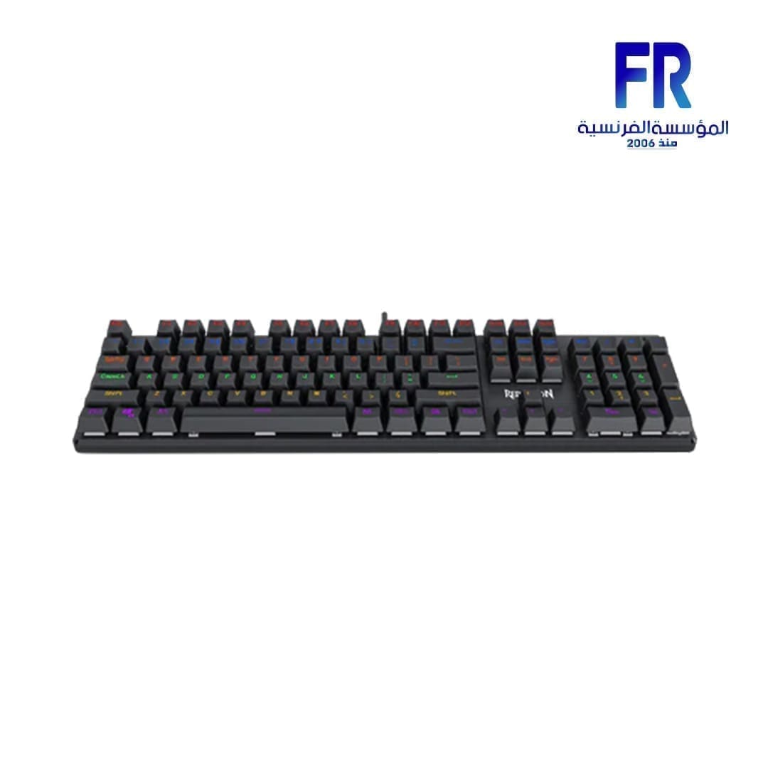 Redragon Valheim K608 Blue Switch Rainbow Arabic Wired Mechanical Gaming Keyboard