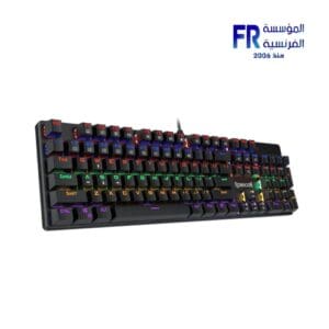 Redragon Valheim Rainbow Elite K608 Blue Switch Arabic Wired Mechanical Gaming Keyboard